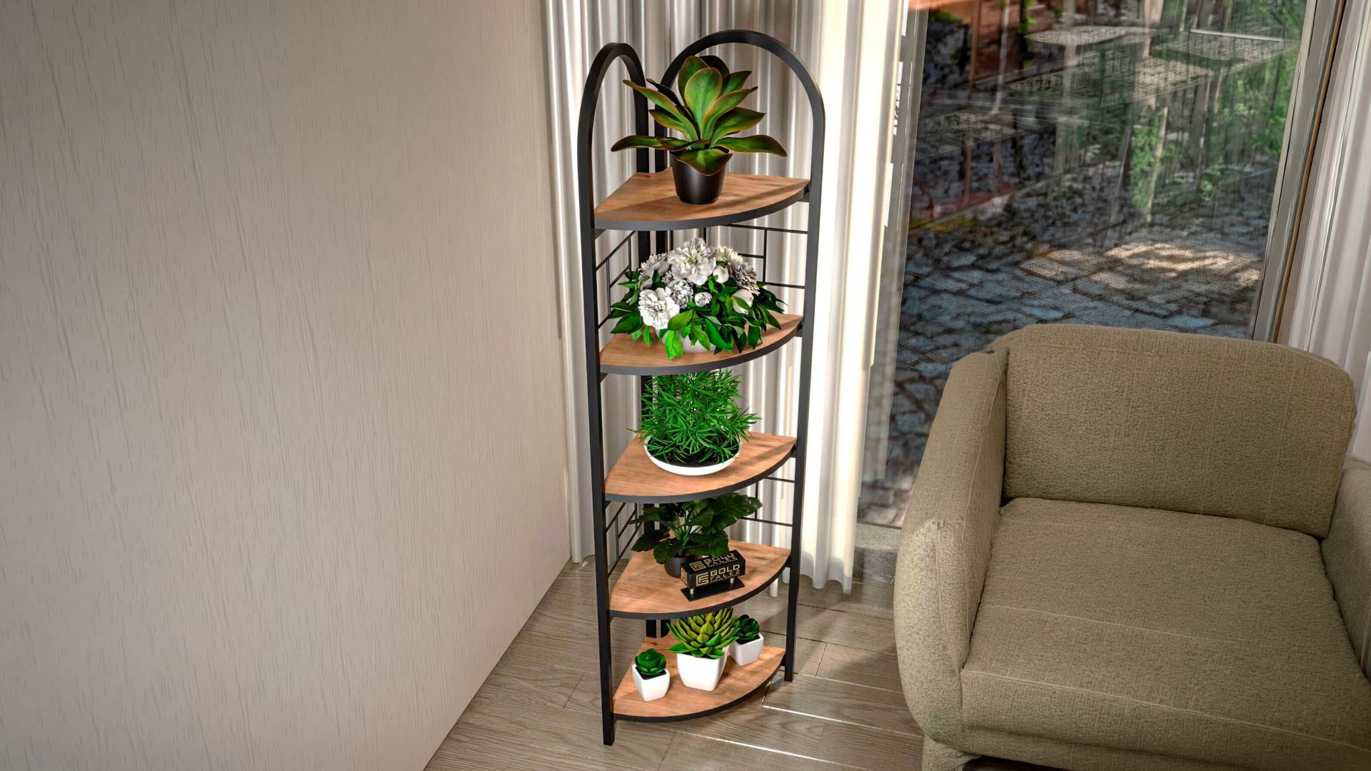 Planter & Flower Stand