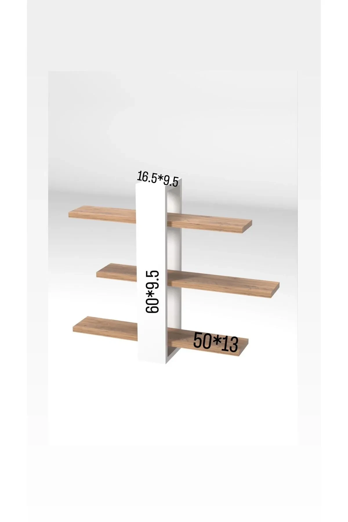 3 Shelf Decorative Wall Shelf