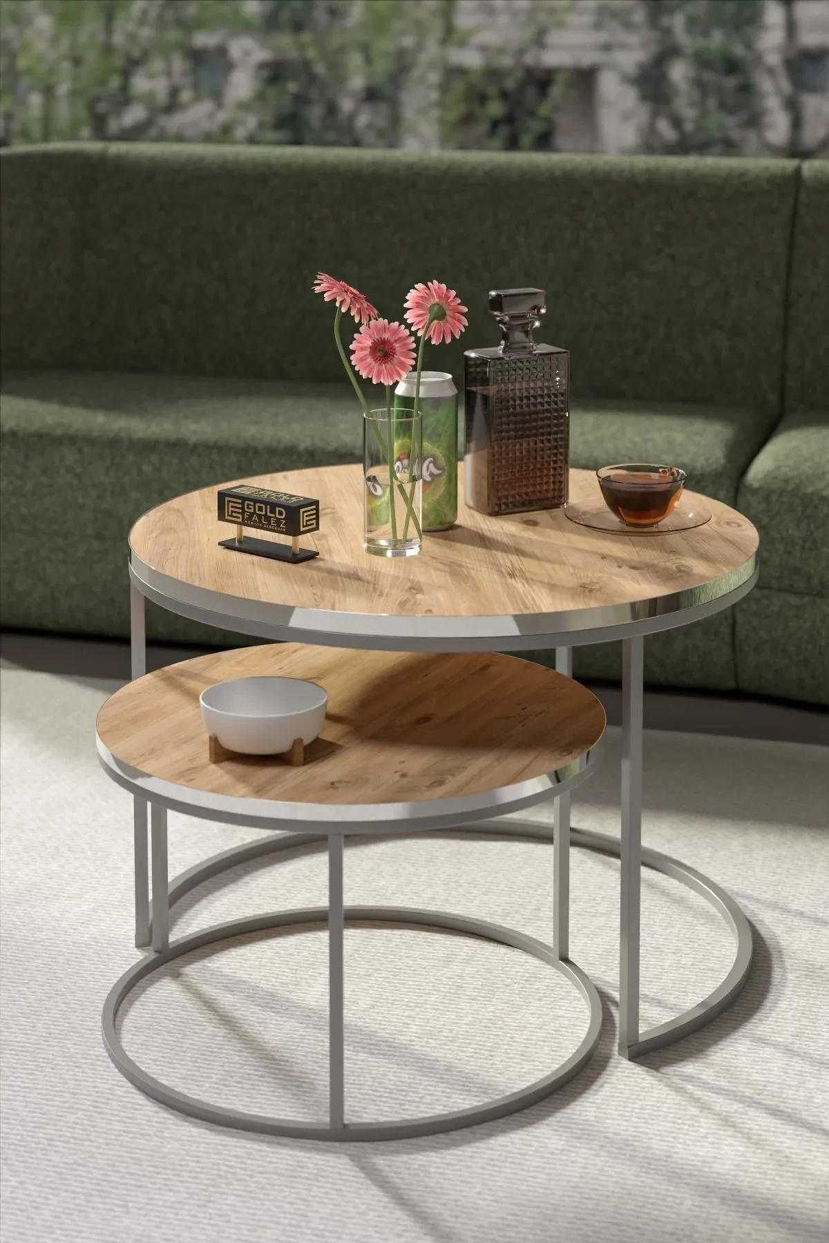 Orta Sehpa İkili Gümüş Lux Special - Kullanım