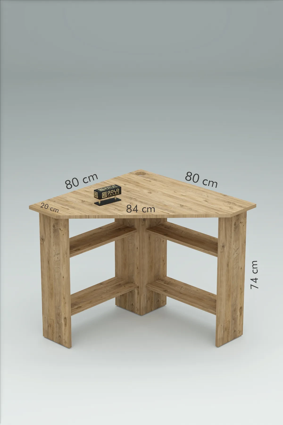 Köşe Çalışma Masası - 74 cm - Detay