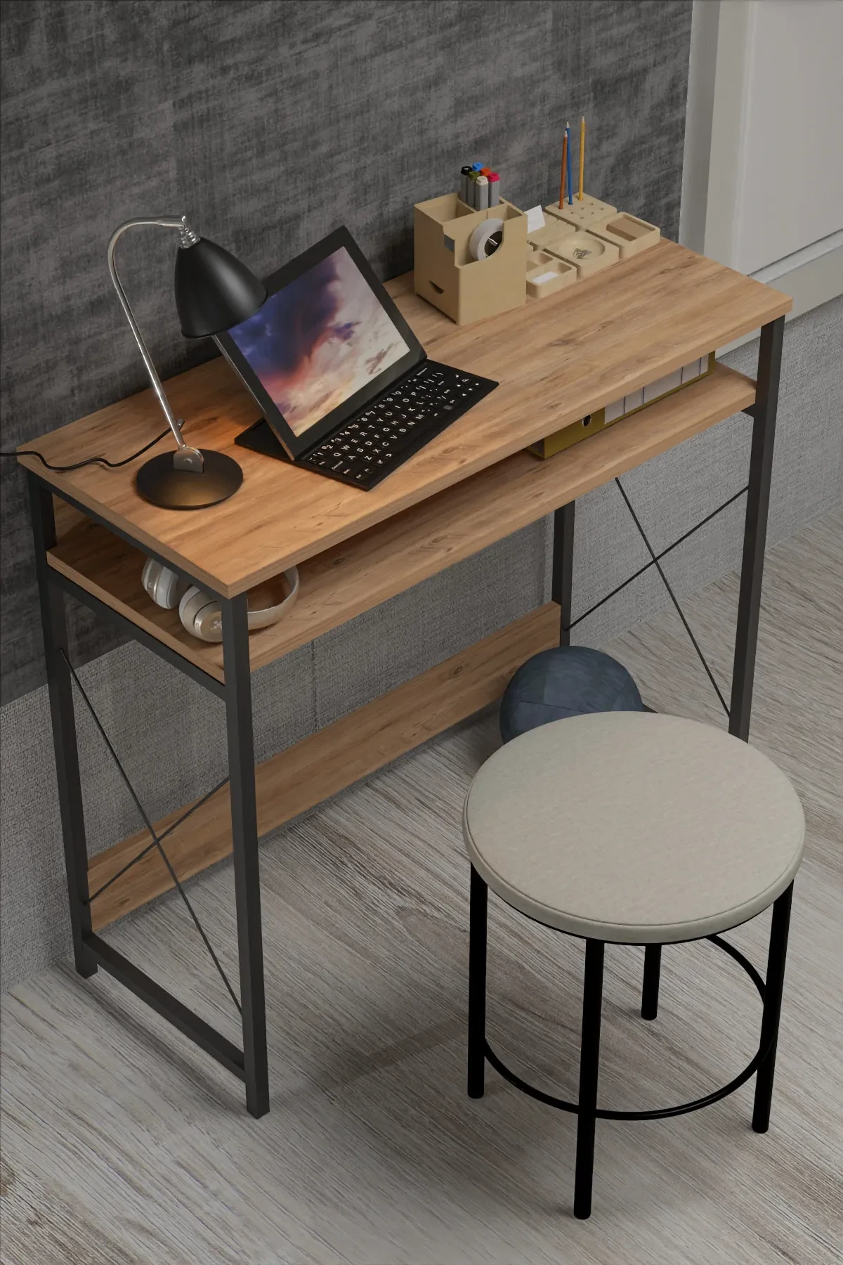 Bilgisayar Çalışma Masası - 78 cm - Farklı Açı