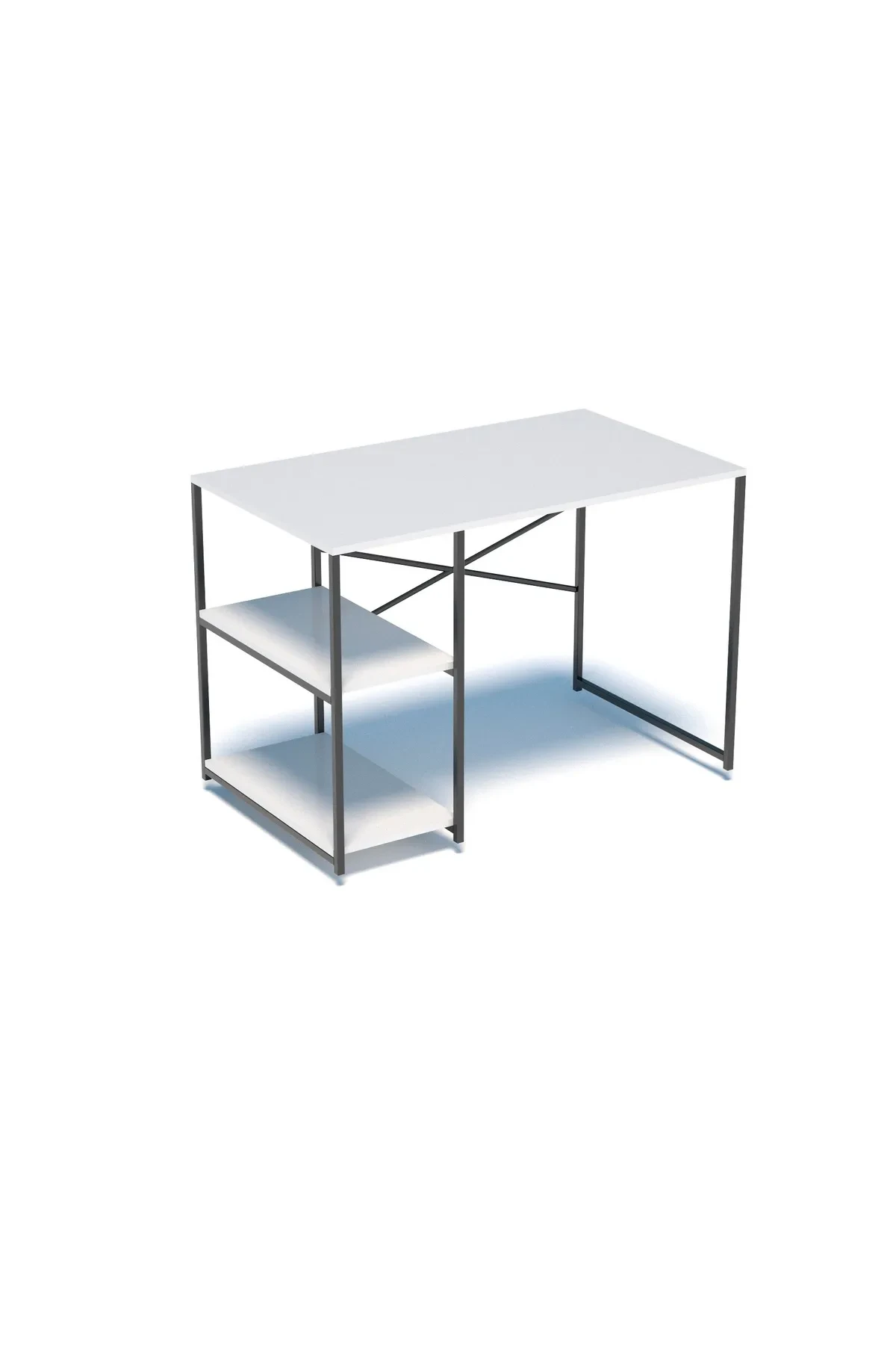 Yandan Raflı Çalışma Masası - 72 cm - Detay