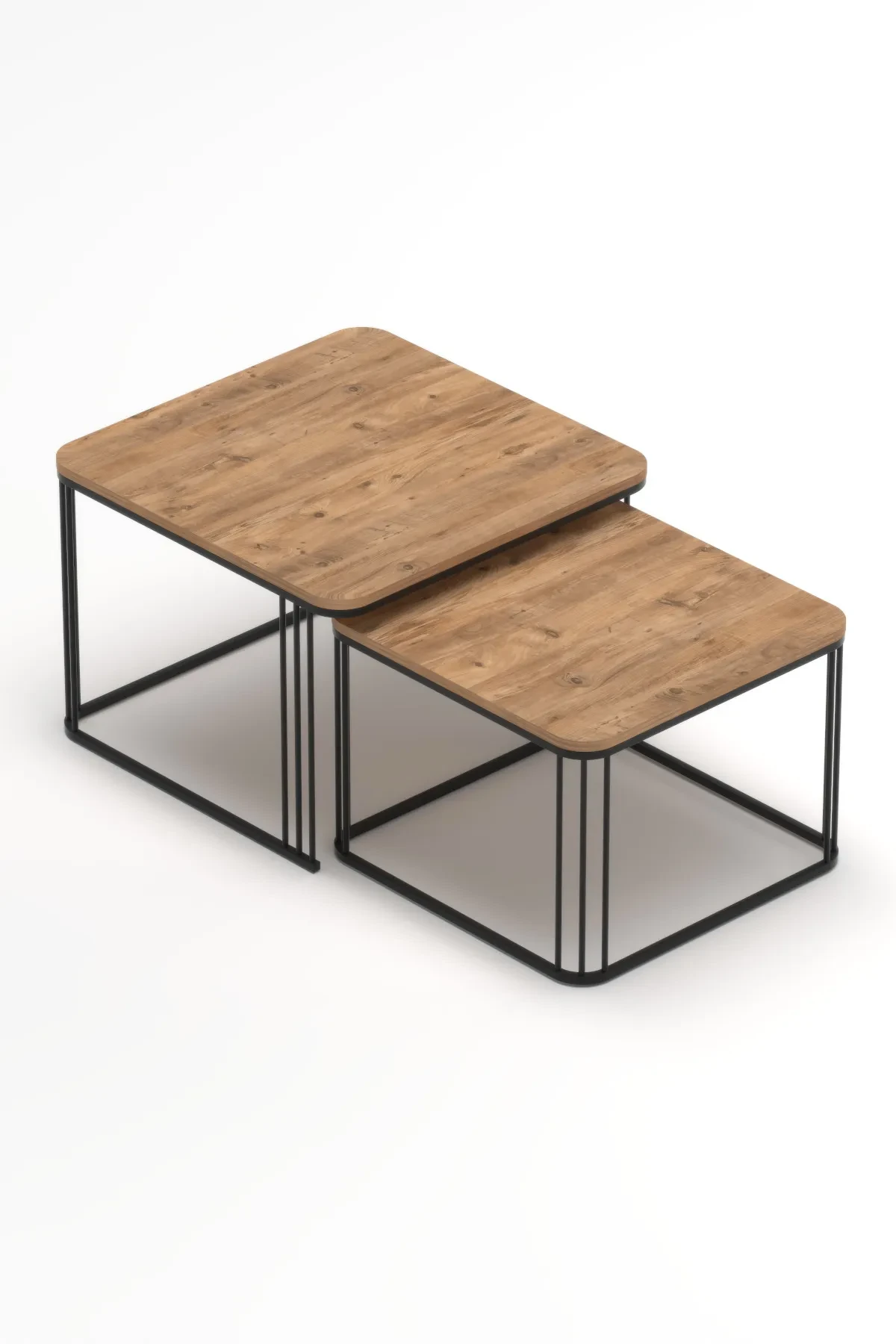 Alize İkili Orta Sehpa - 48 cm - Farklı Açı