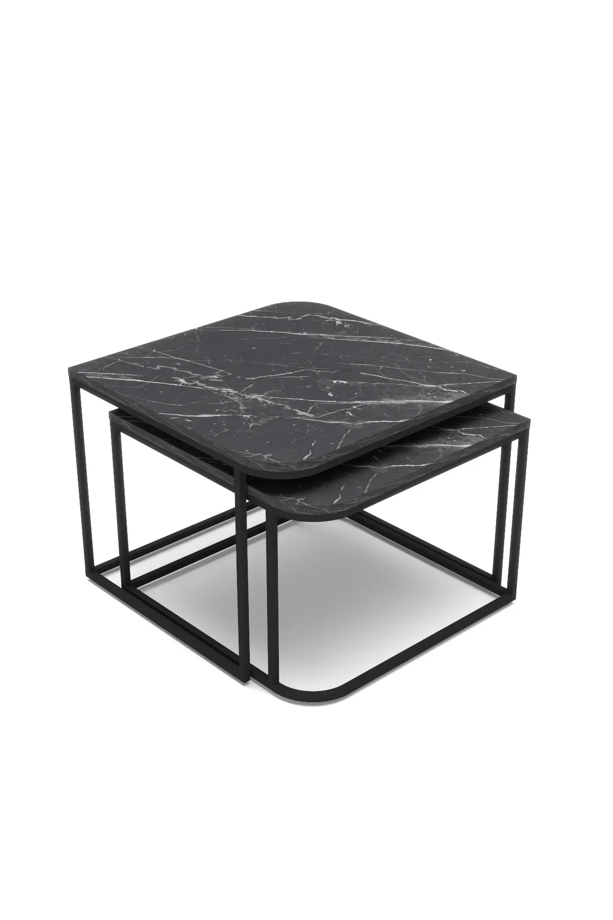 Damla İkili Orta Sehpa - 50 cm - Farklı Açı