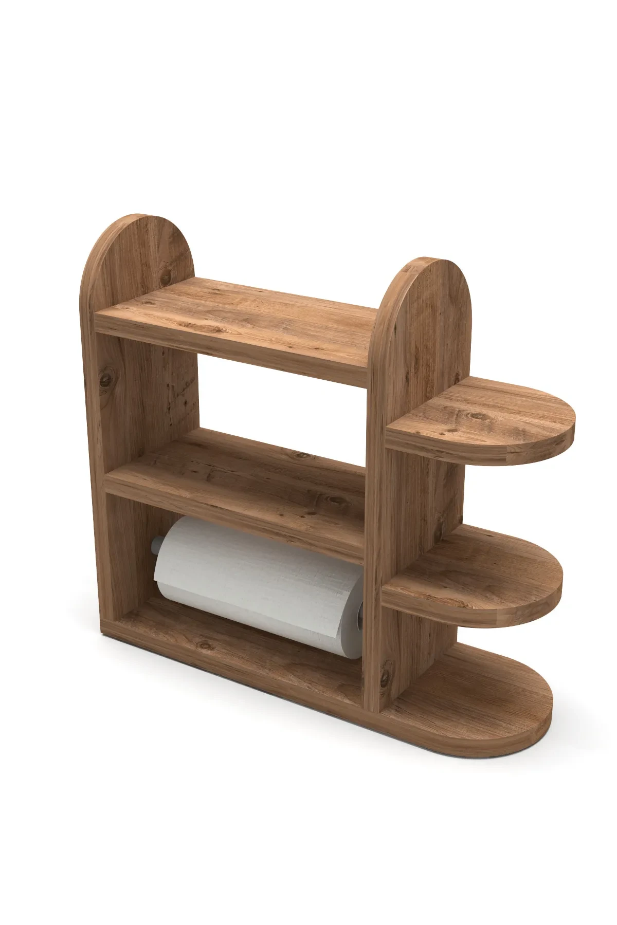 Peçetelikli Baharatlık Mutfak Rafı - 40 cm - Detay