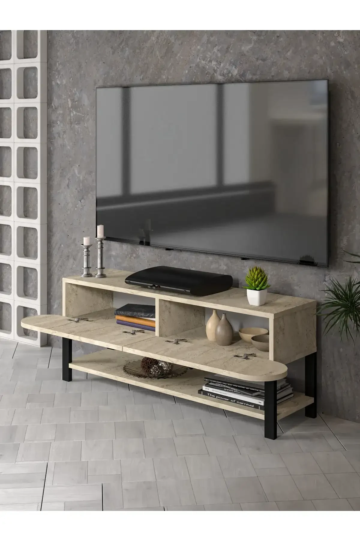 Setro 3'lü Set - 110x30x45 cm - Kullanım