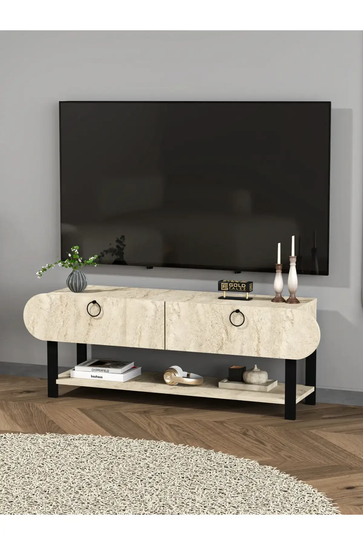 Setro Tv Sehpası - 110x30x45 cm - Detay