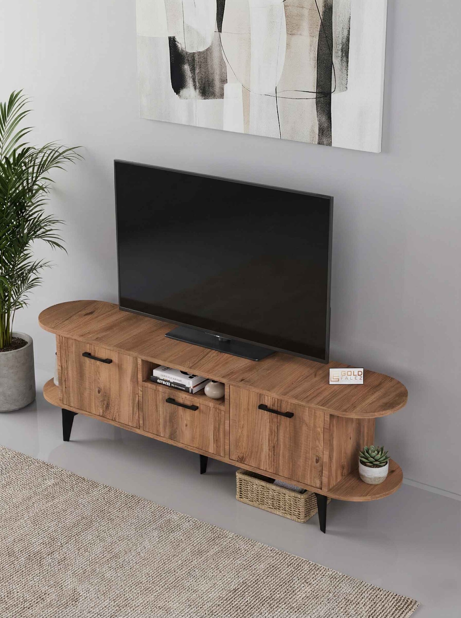 Mira Tv Sehpası - 160x35x50 cm - Detay