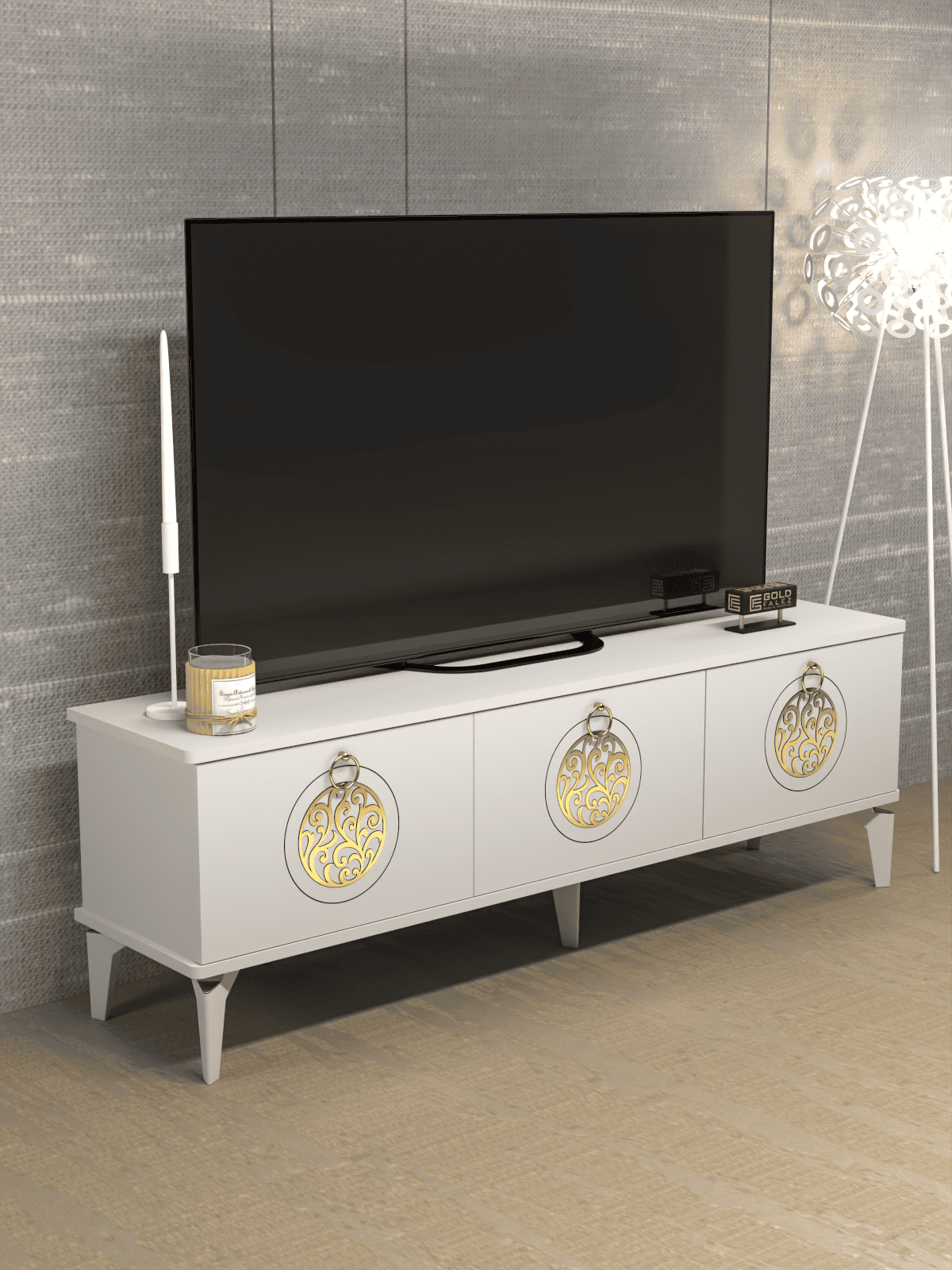 Sarayli Tv Sehpası - 160x35x50 cm - Kullanım