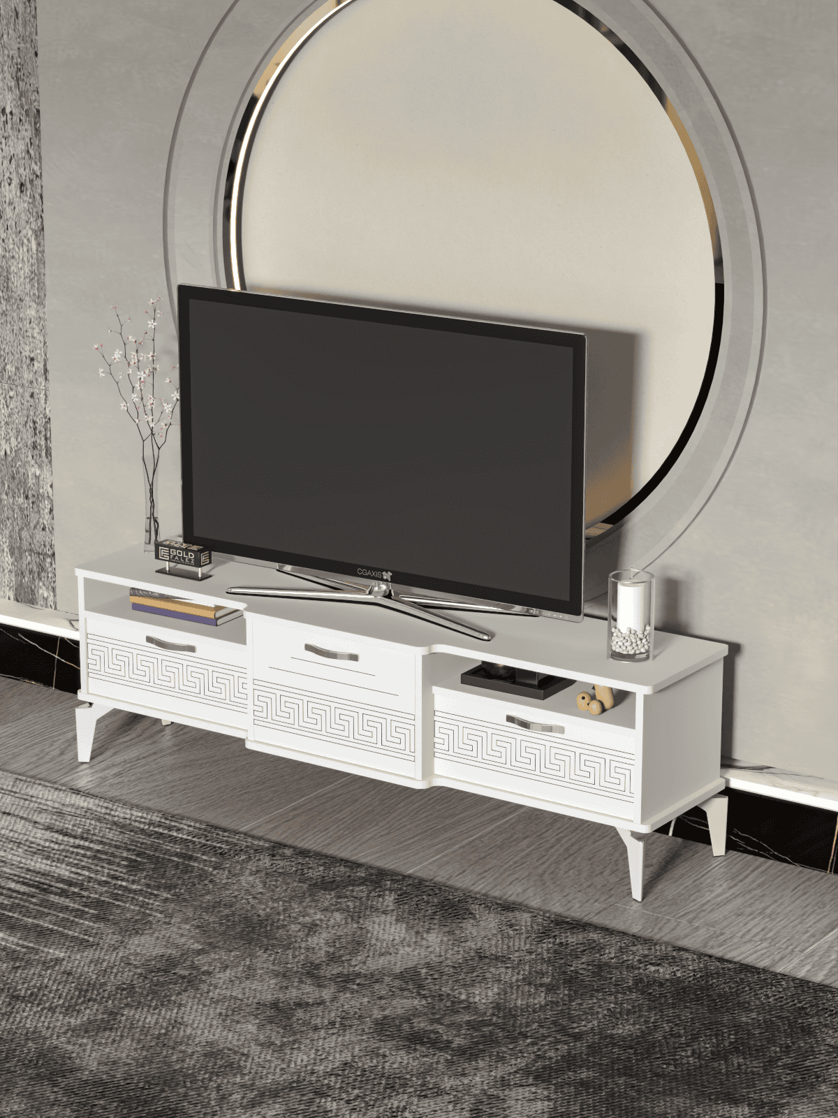 Mistral Tv Sehpası - 160x40x50 cm - Detay