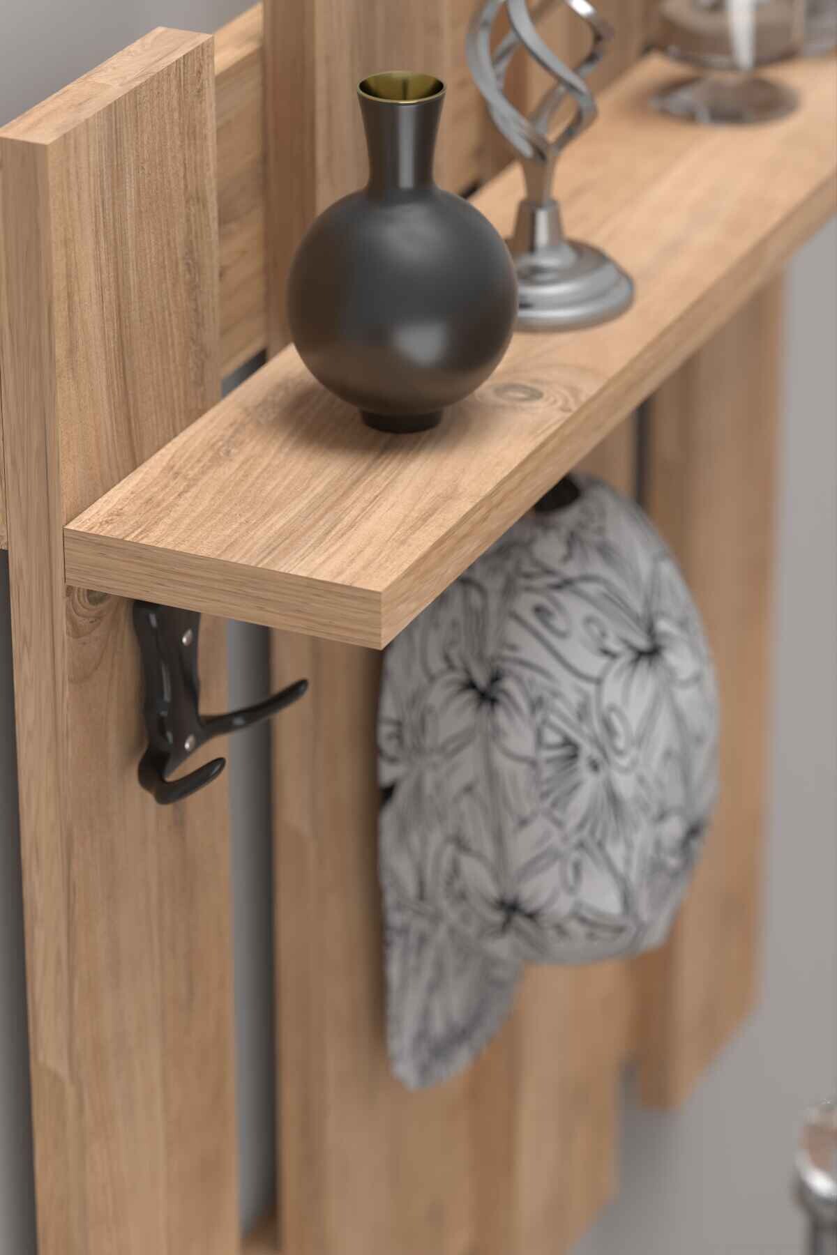 5 Shelf Shoe Rack And Fence Wall Hanging Set