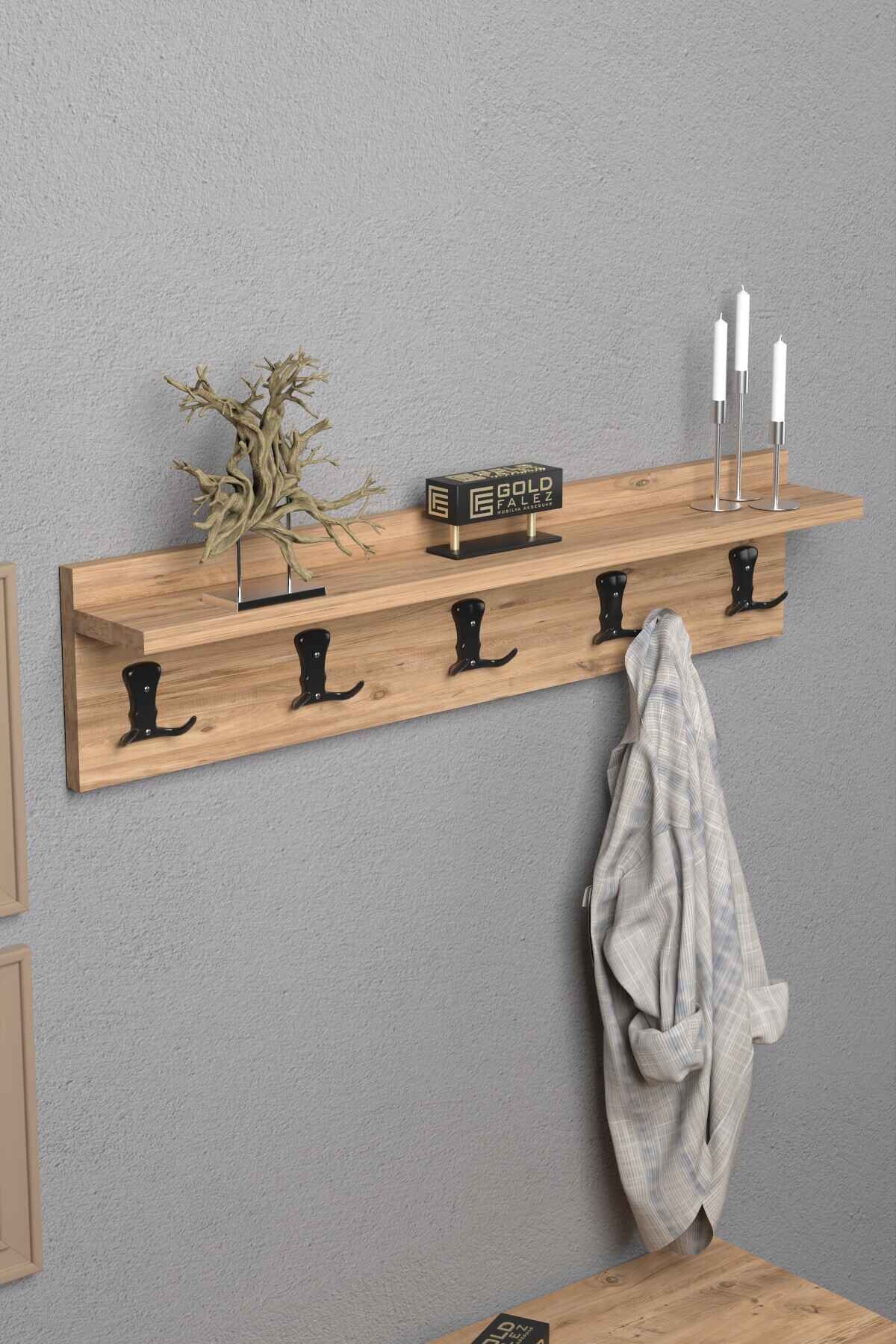 Elbise Askılığı 80 Cm - 18 cm — Atlantik Çam