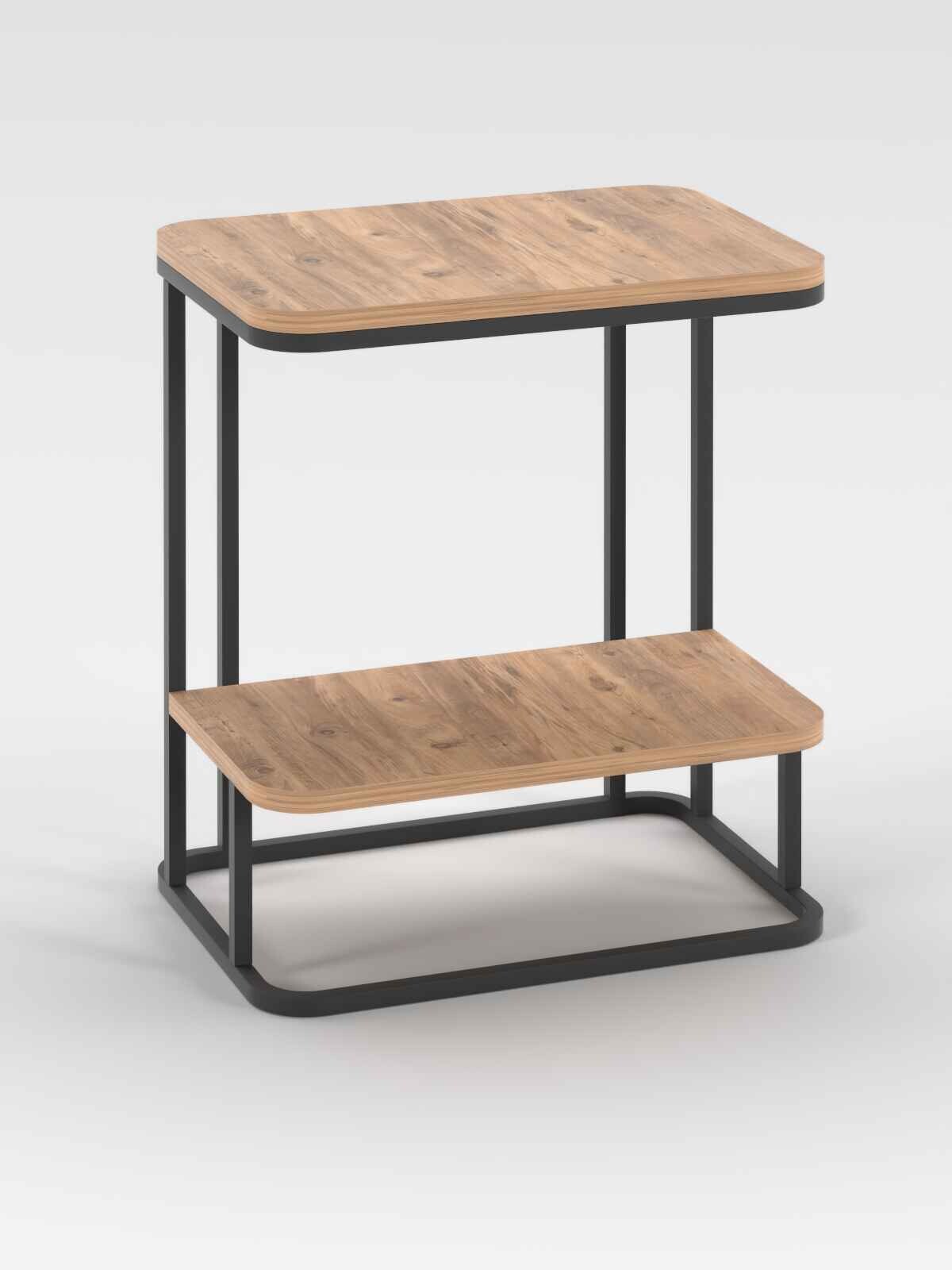 2 Katlı Koltuk Sehpası Yan Sehpa - 50x35x55 cm - Kullanım