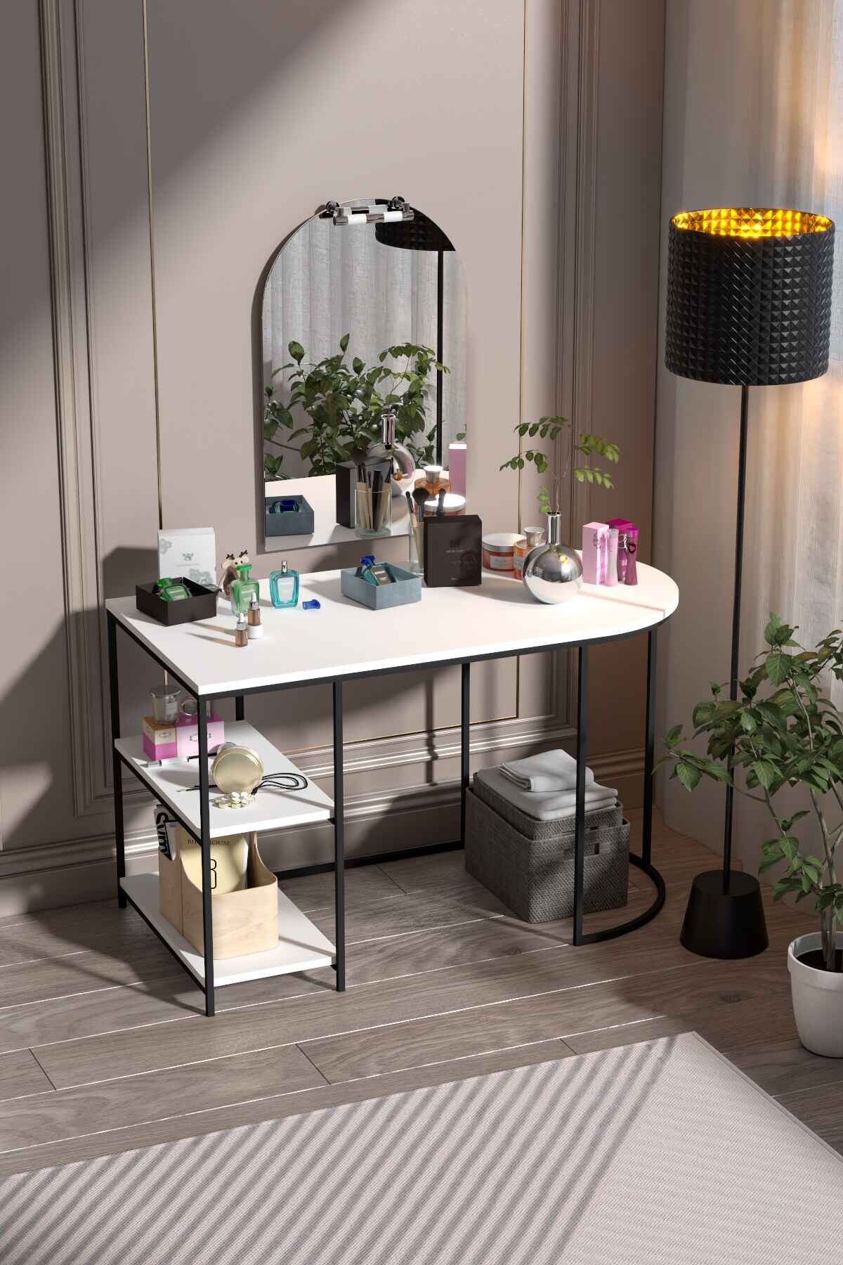 Çok Amaçlı Makyaj Masası 125 cm - 125x60x77 cm - Kullanım