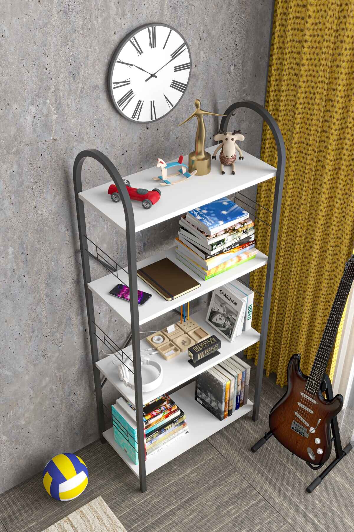 Bohem 4 Raflı Kitaplık - 150 cm - Kullanım