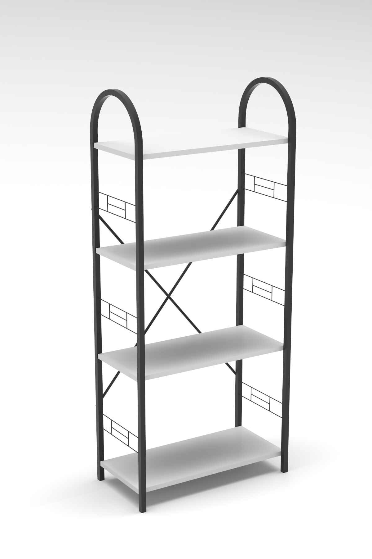 Bohem 4 Raflı Kitaplık - 150 cm - Detay