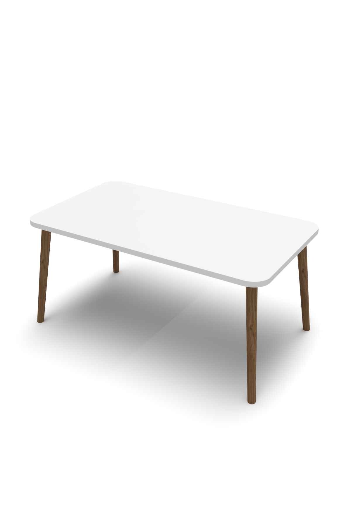 Ahşap Orta Sehpa Kare - 90x50x42 cm - Farklı Açı