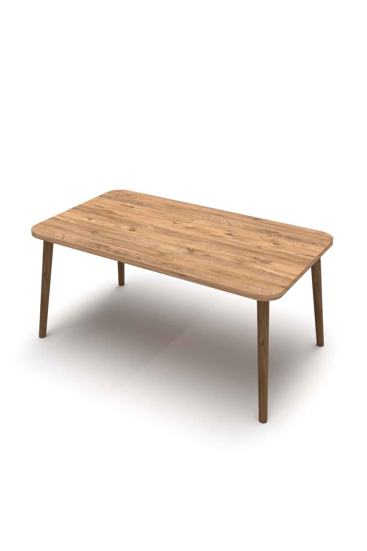 Wooden Centre Coffee Table Square — Walnut