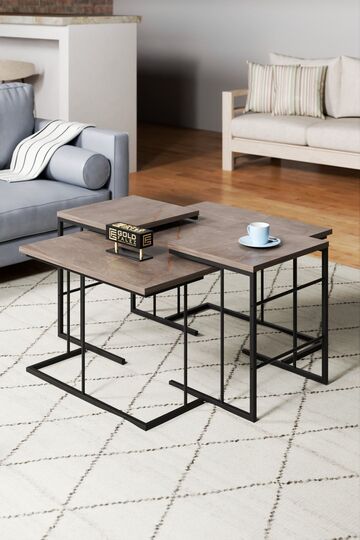Solo 3-Piece Coffee & Nesting Table Set - Gordion