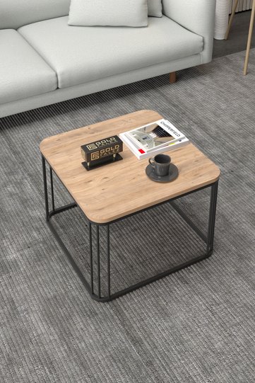 Alize Square Coffee Table - Brown