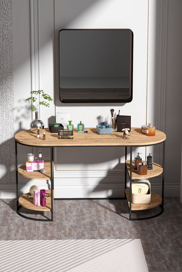 Dolunay 2-Piece Desk - Brown