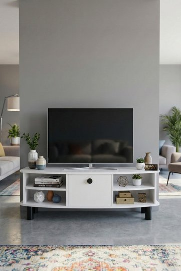 Vienna Melamine-faced Chipboard TV Unit White