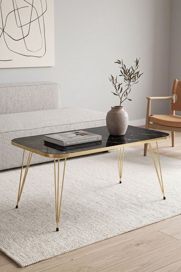 Coffee Table Gold Bendir Wire