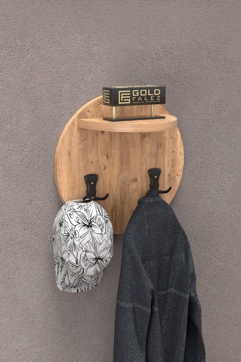 Perchero de ropa de pared para recibidor