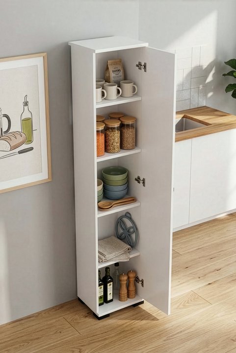 Mueble de despensa multiusos