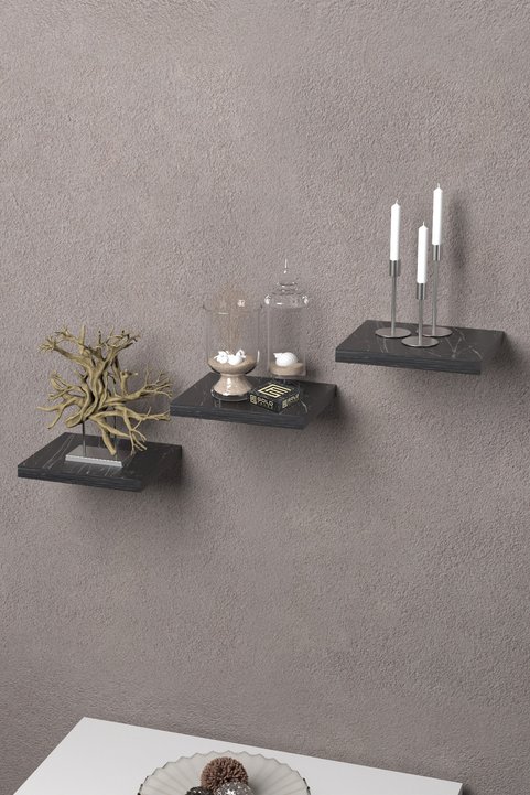 Estante de pared librería cuadrado