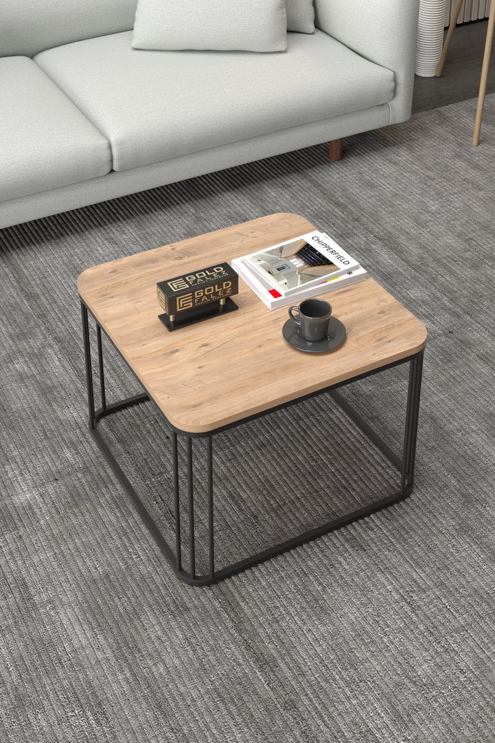 Alize Square Coffee Table - Brown