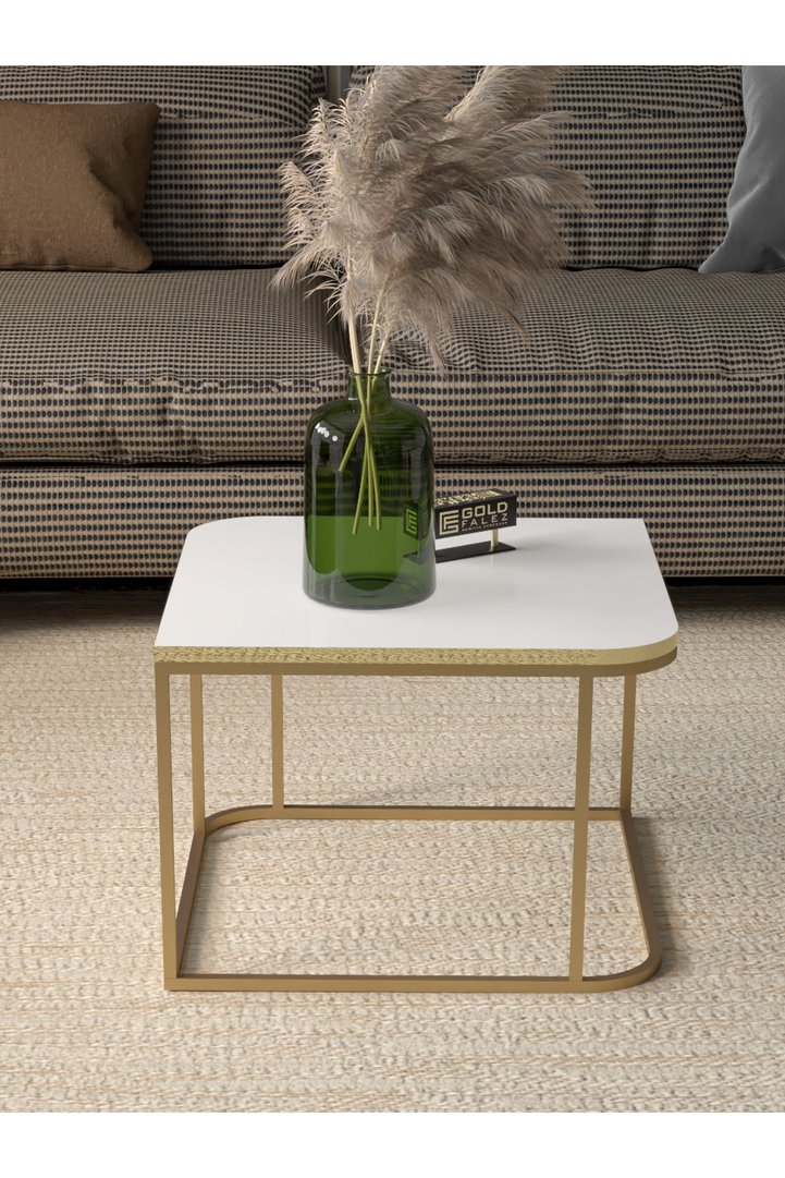 Damla Square Coffee Table - Yellow