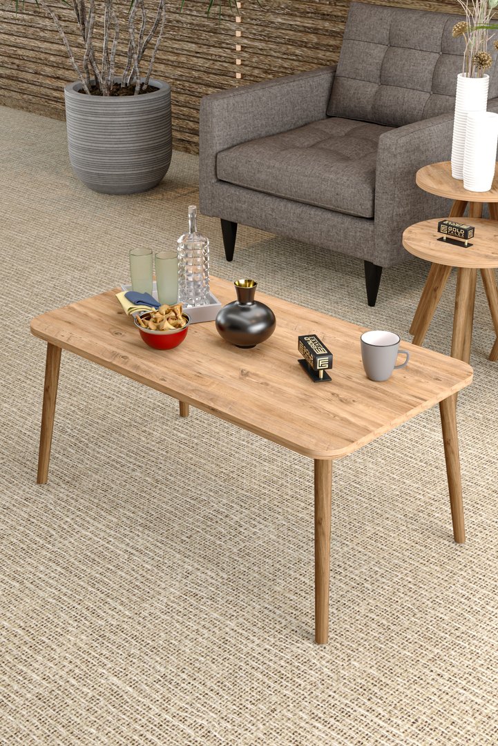 Torna Square Coffee Table - Atlantic Pine