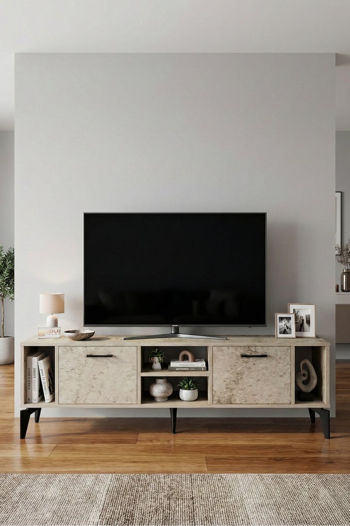 TV Unit - Ecru
