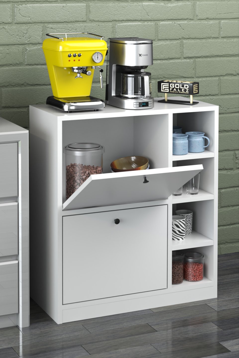 Coffee Corner Kitchen Cabinet 2