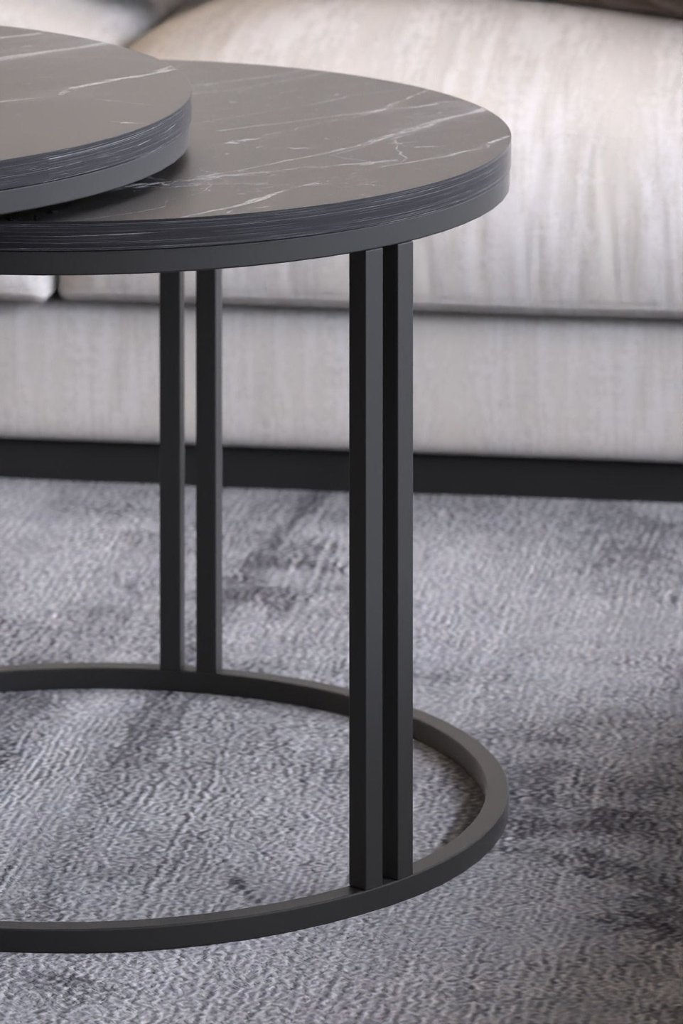 Dolunay Ensemble table basse et table d'appoint 3