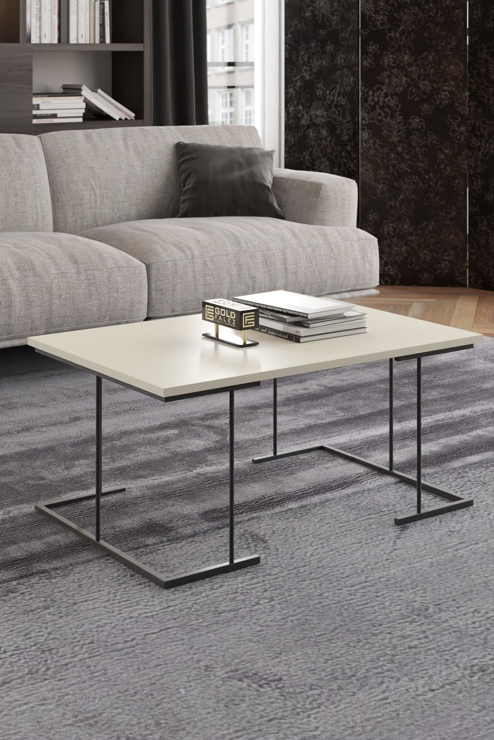 Solo Couchtisch – Creme