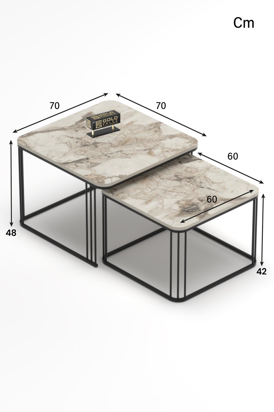 Alize Ensemble de tables basses 3