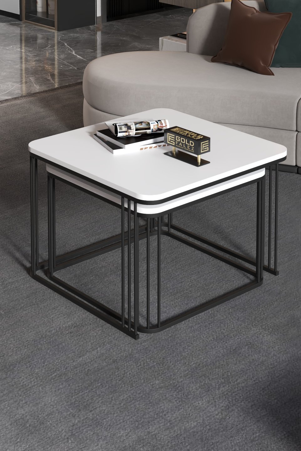 Alize Ensemble de tables basses 4