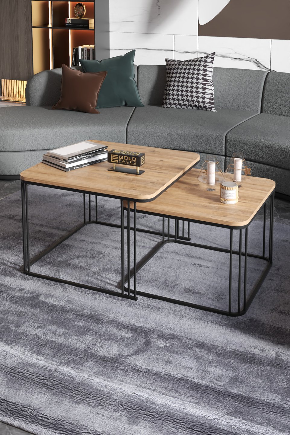 Alize Ensemble de tables basses 3