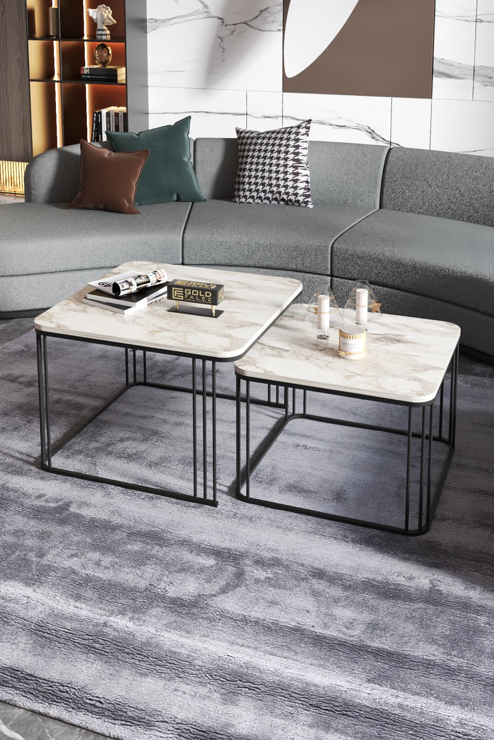 Alize Ensemble de tables basses 4