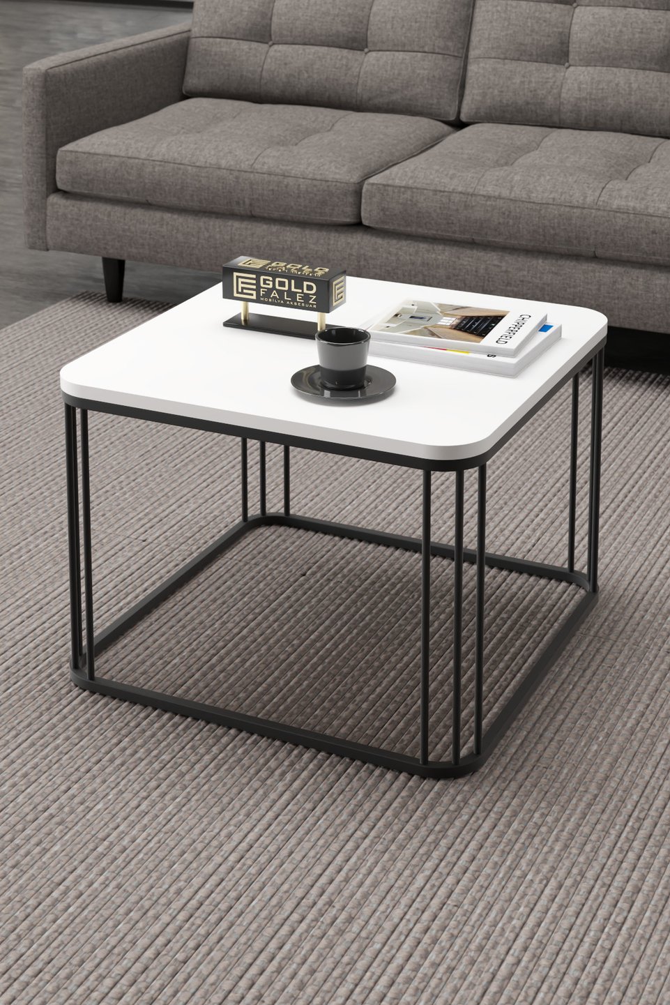 Alize Coffee Table – White