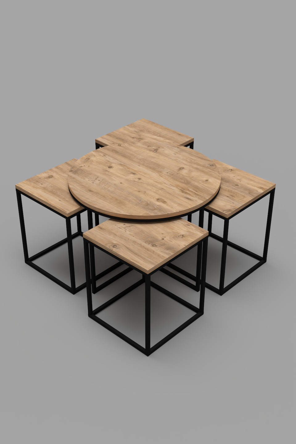 Couch- und Satztisch-Set 5