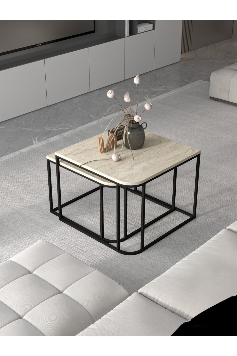 Damla Coffee Table Set 3