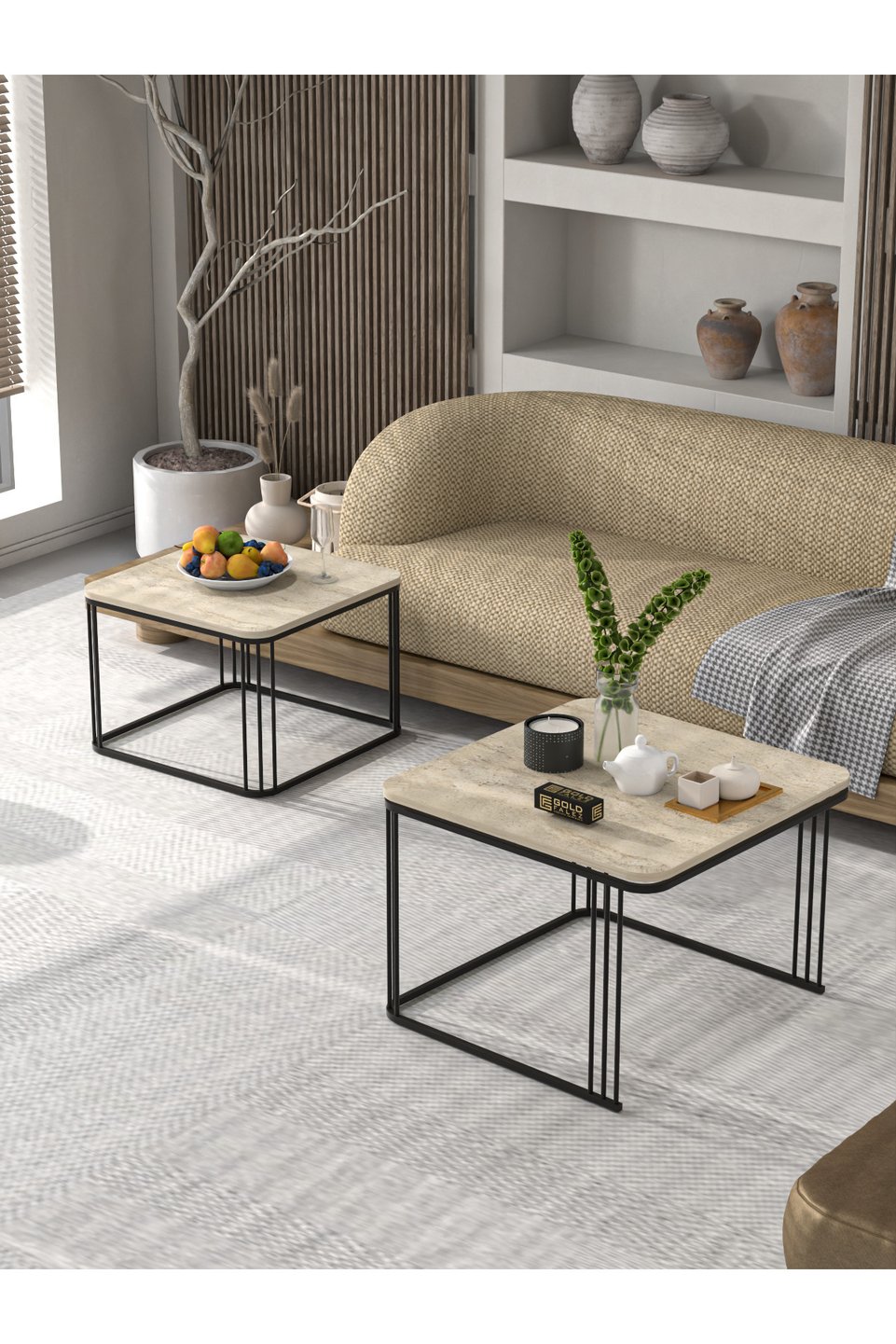 Alize Ensemble de tables basses 2