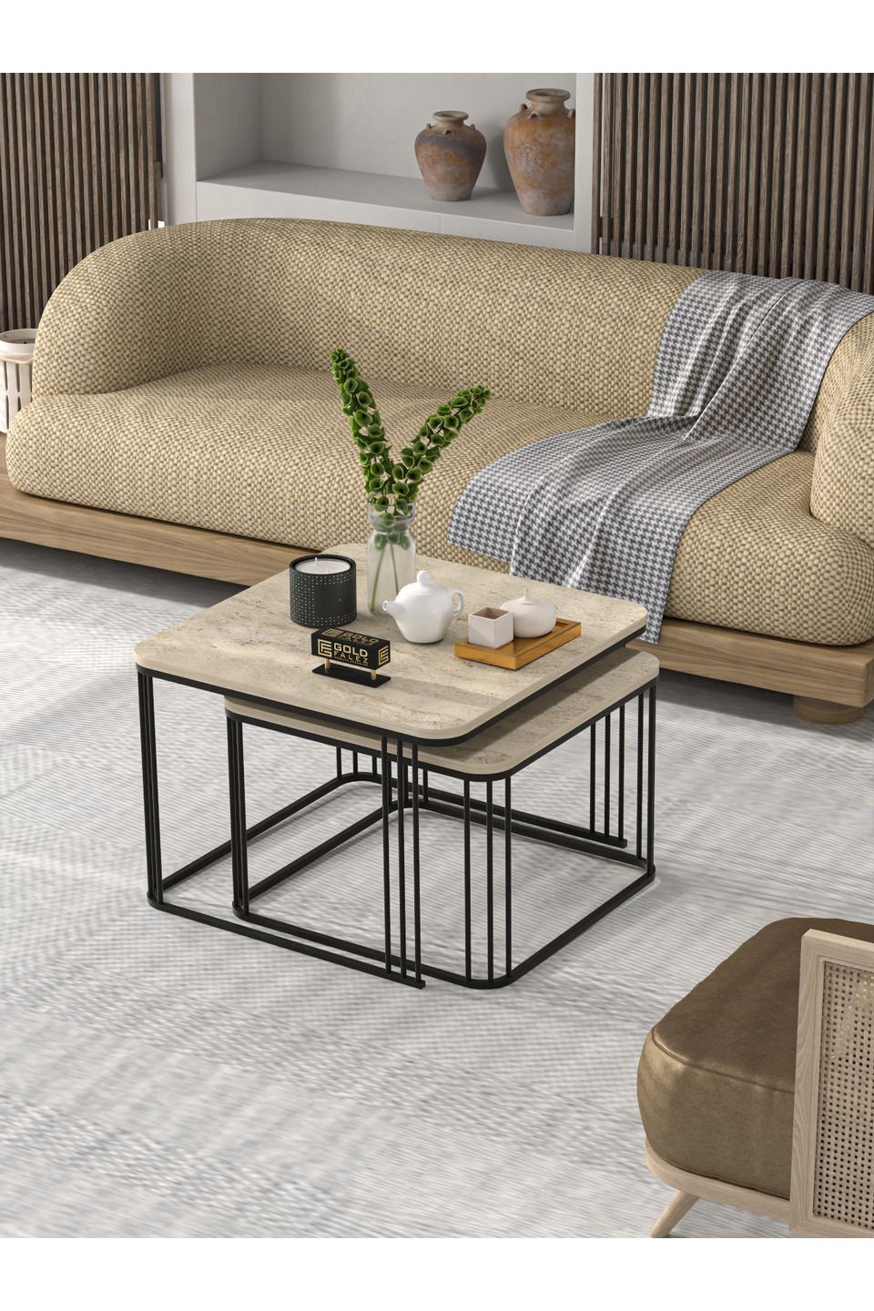 Alize Ensemble de tables basses 4