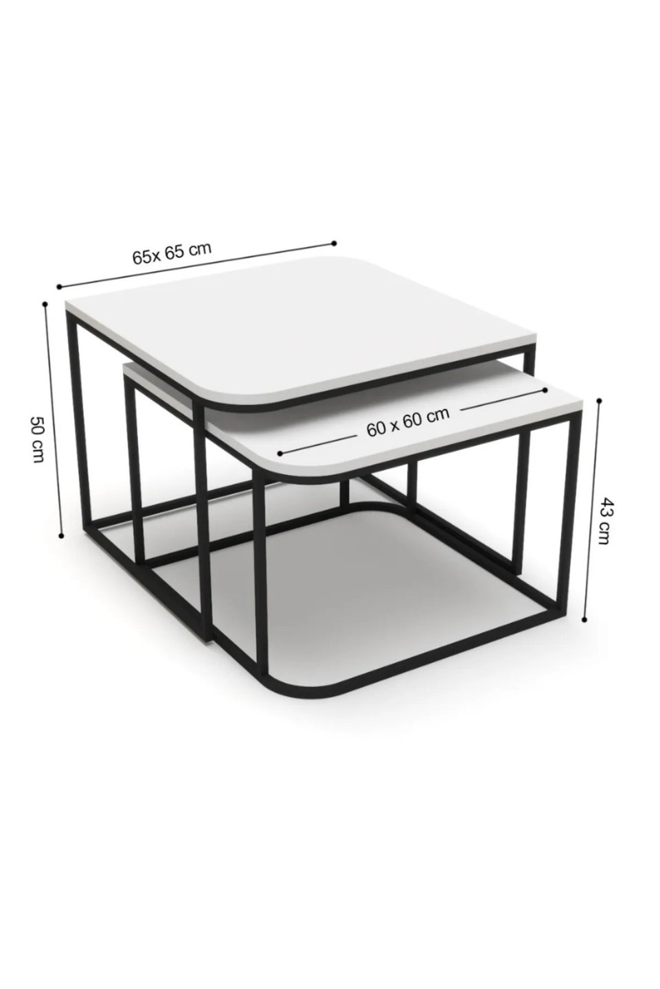 Damla Coffee Table Set 6