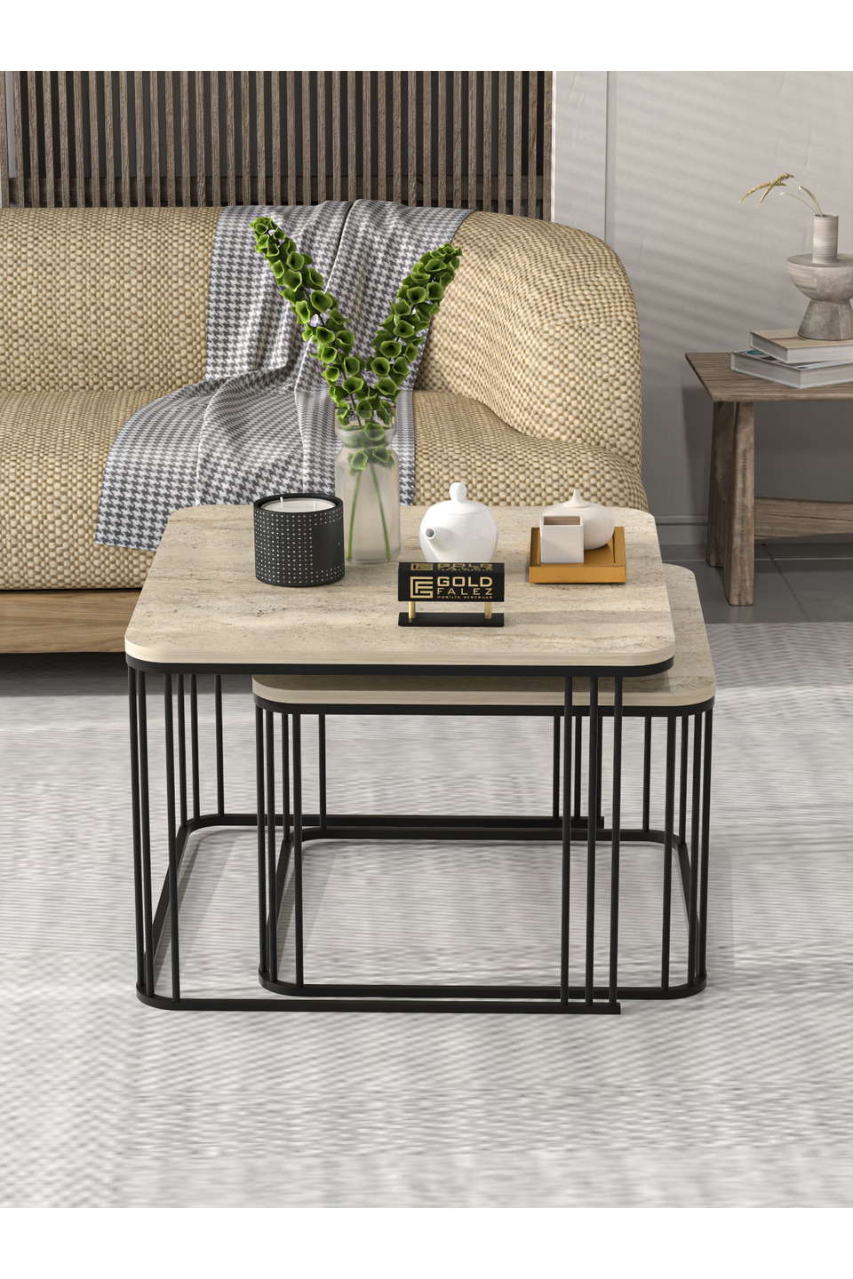 Alize Ensemble de tables basses 3