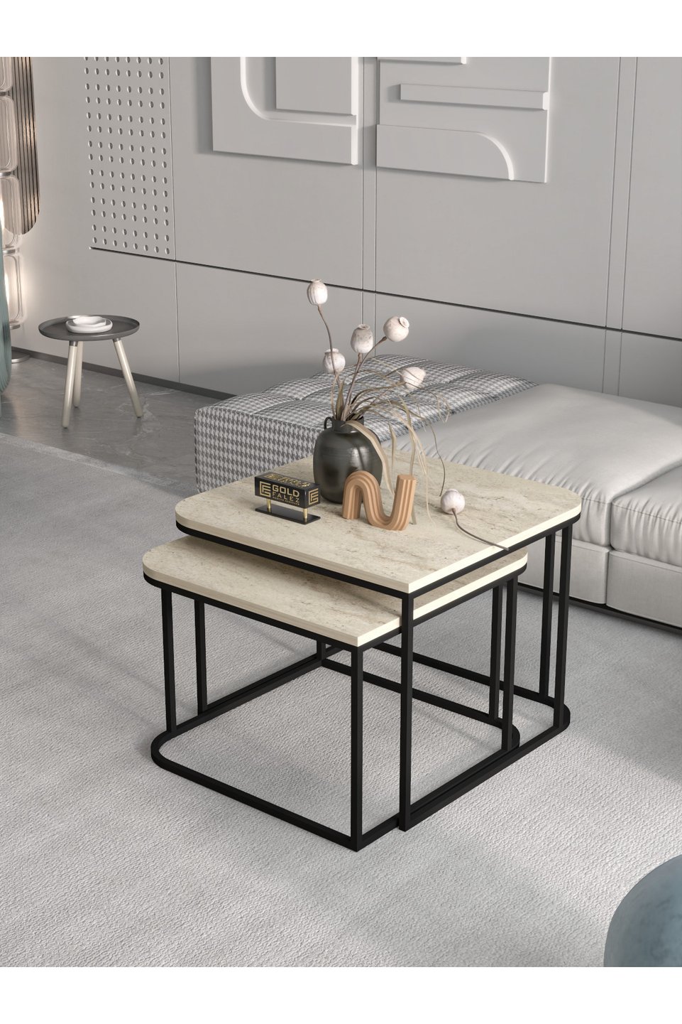 Damla Coffee Table Set 2