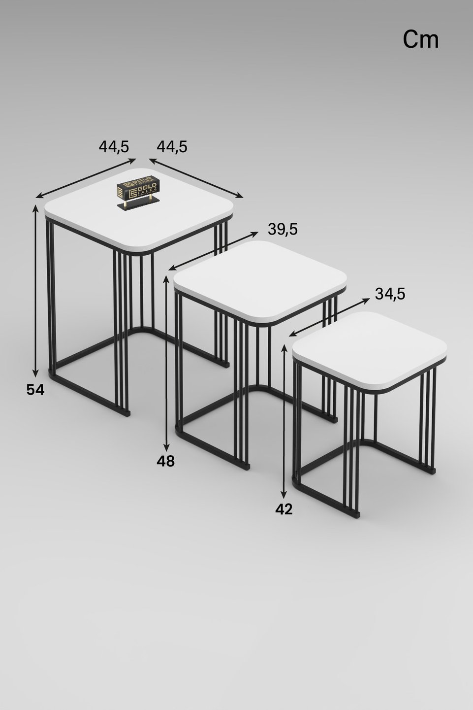 Alize Ensemble table basse et tables gigognes 7